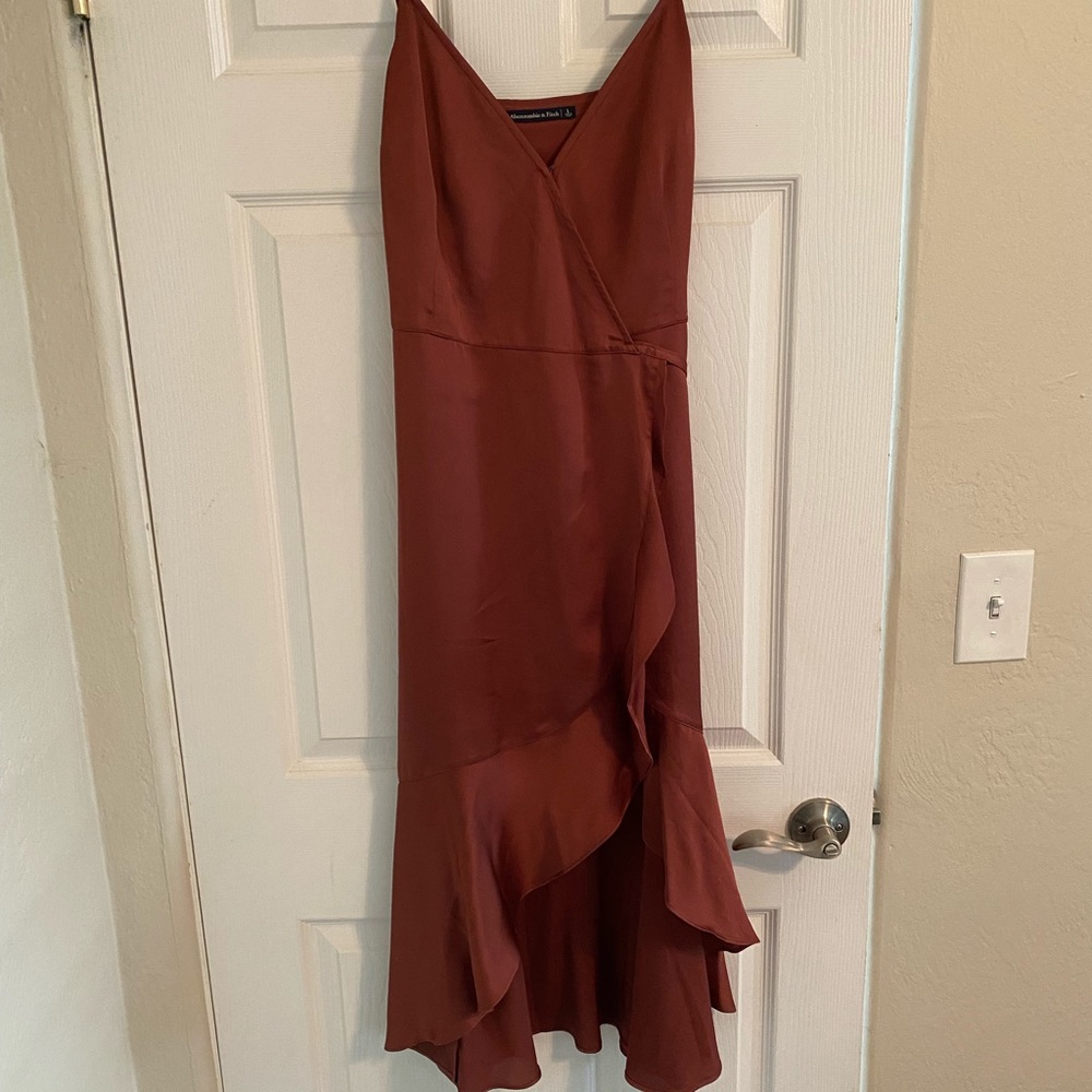 Abercrombie Copper Dress sz L